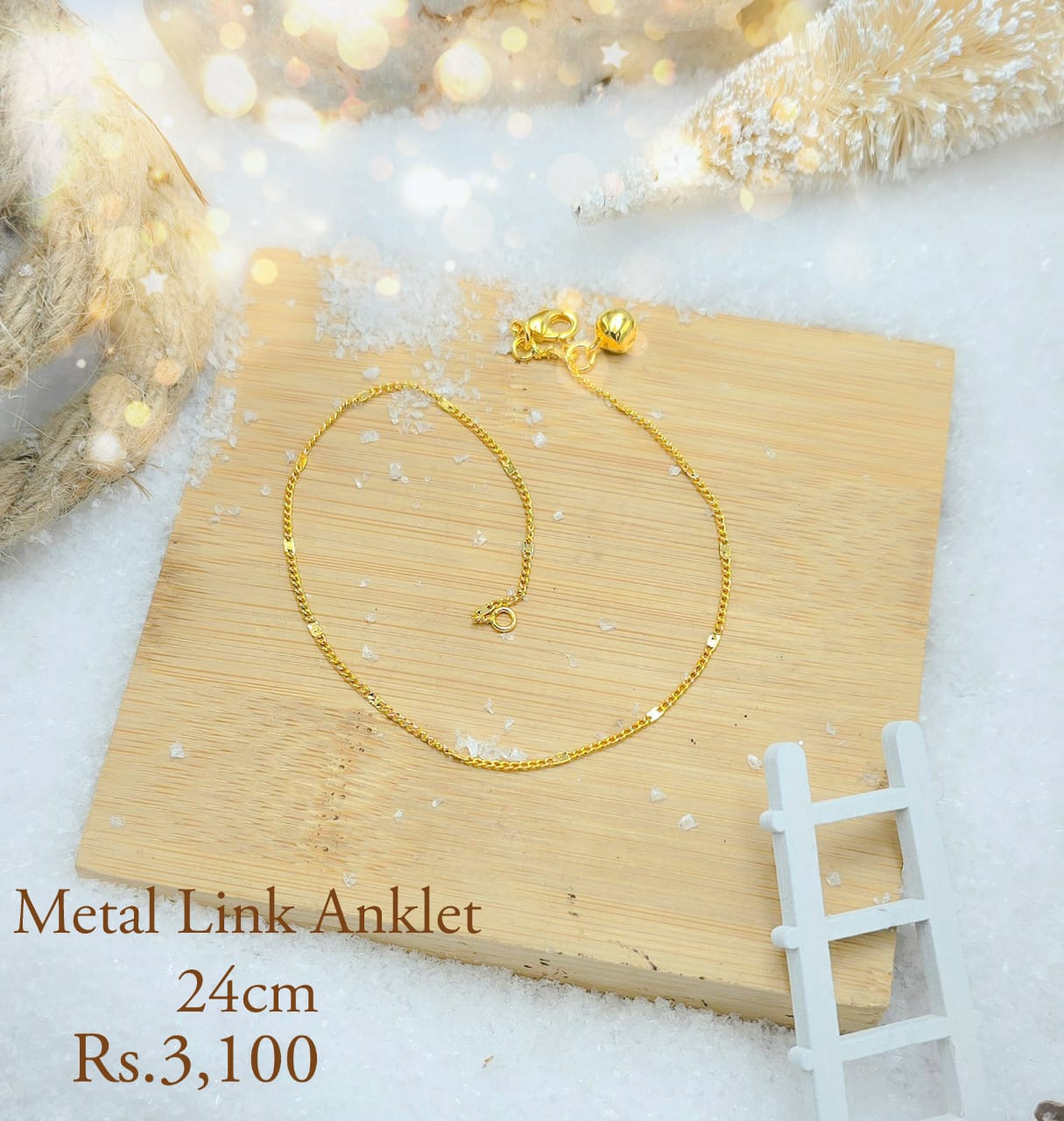 Metal & Link Anklet
