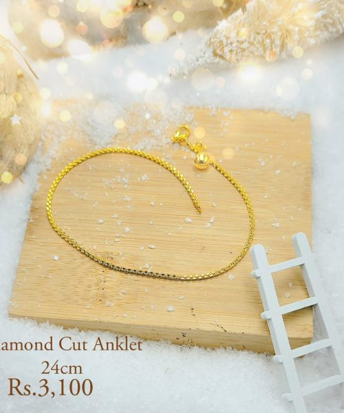 Diamond Cut Anklet