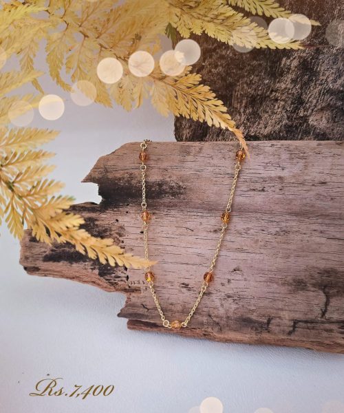 Crystal Link Chain Necklace