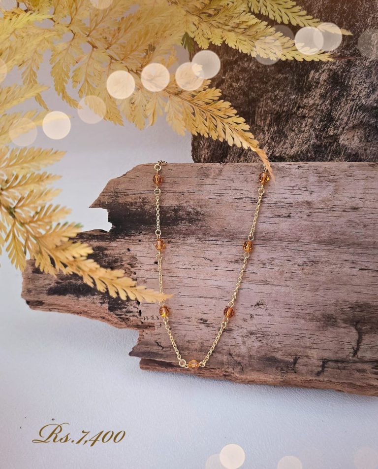 Crystal Link Chain Necklace
