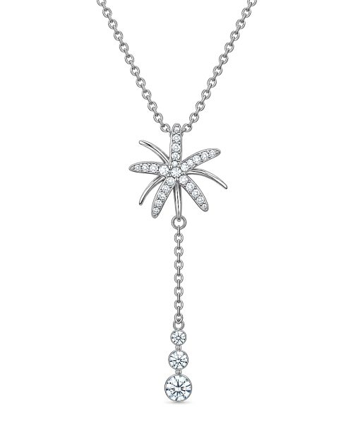 Flower Drop Necklace