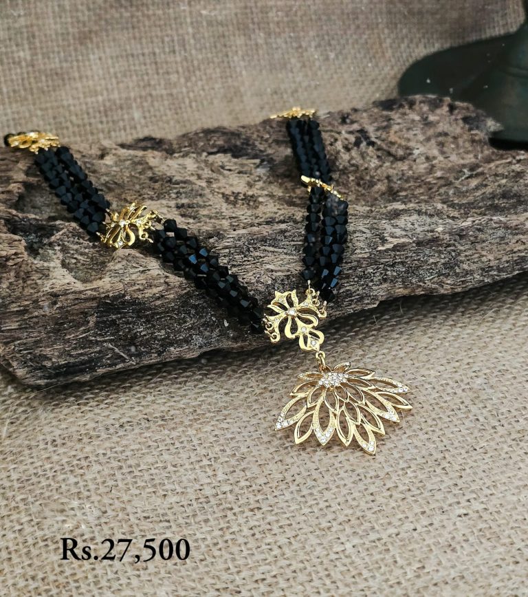 Black Heritage Blossom Choker Necklace