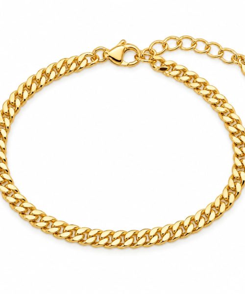 Gold Plated Cuban Link Bracelet