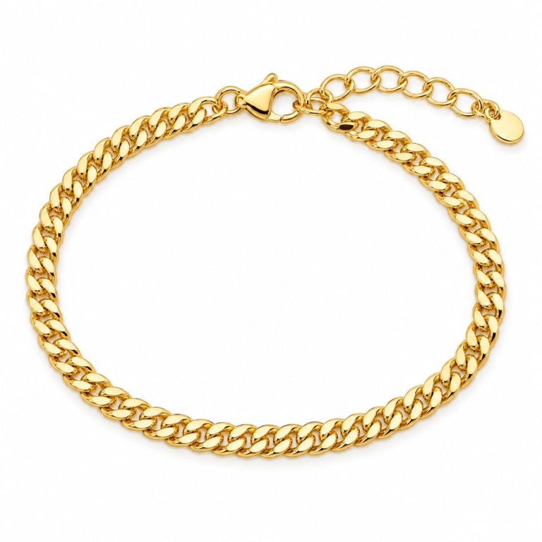 Gold Plated Cuban Link Bracelet