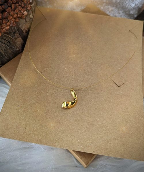 Half Moon Wire Necklace