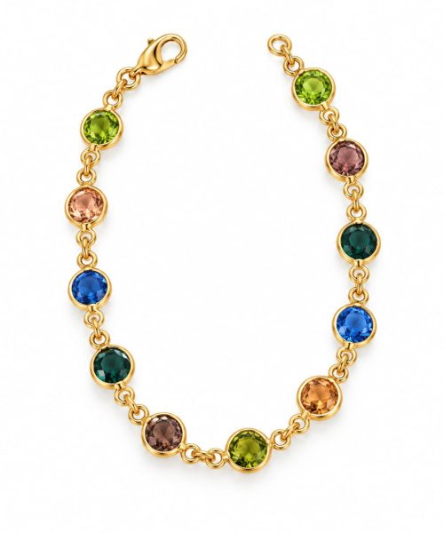 Opulent Orbit Crystal Bracelet