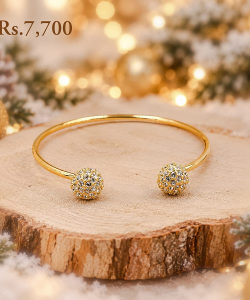 Stone Ball Mondial Small Bangle-Christmas