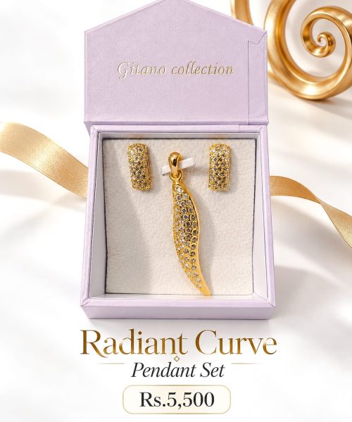 Radiant Curve Pendant Set