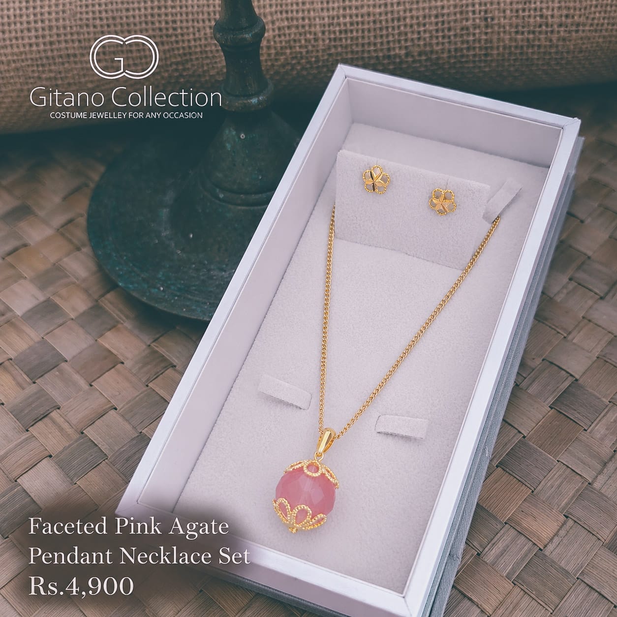 Faceted Pink Agate Collection 2 Faceted Pink Agate Collection - Image 2
