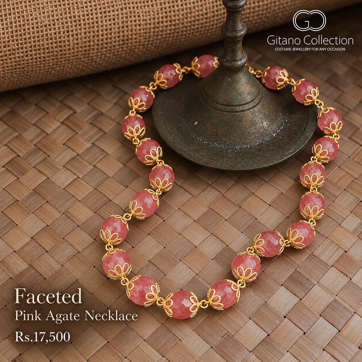 Faceted Pink Agate Collection 8 Faceted Pink Agate Collection - Image 8