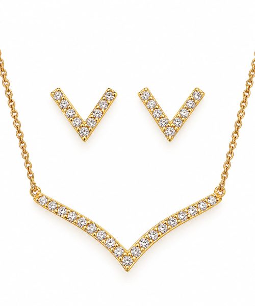 Crystal Chevron Set
