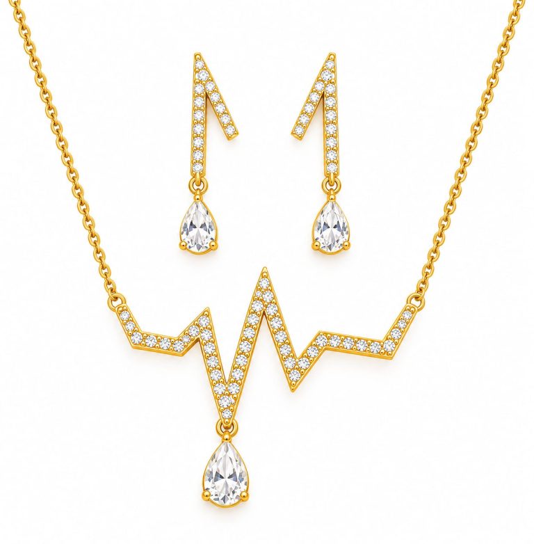 Crystal Zigzag Set